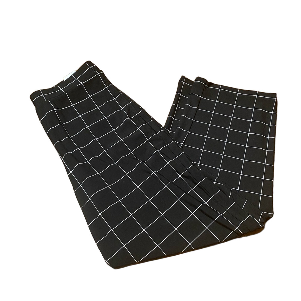Susan Graver black/white checkered leggings - size xxs